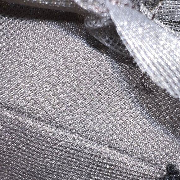 White by Vera Wang Bubble Hem Formal Dress Strapless Tulle Gray Size 4 - Picture 7 of 8